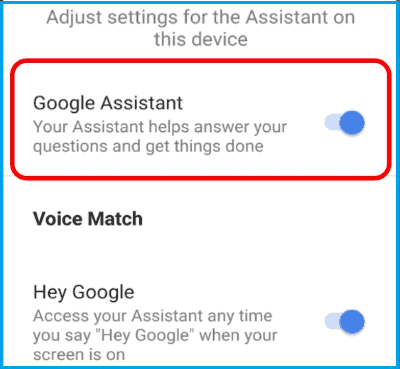 How to turn off Google Assistant