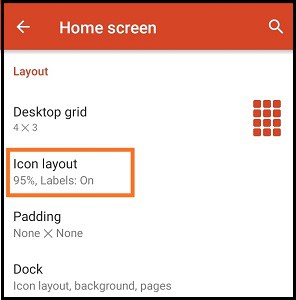 how to make app icons bigger on android