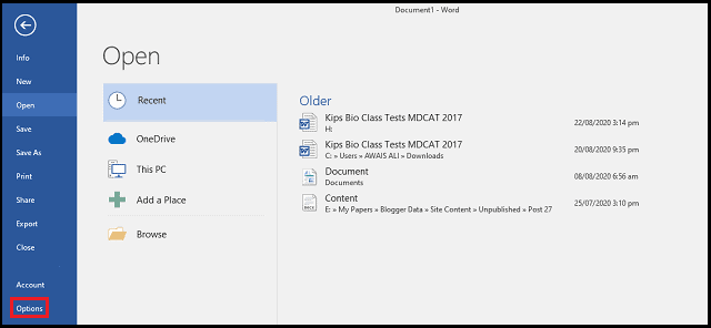 how do I stop documents being saved to OneDrive