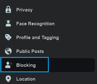 How to block someone on facebook