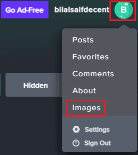 how to create an album on imgur