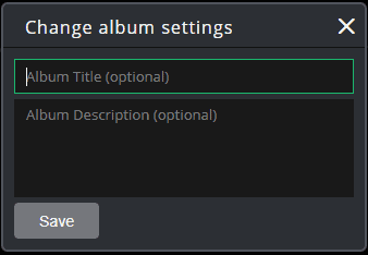 how to make an album on imgur