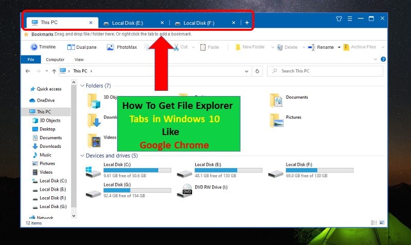 How To Activate Explorer Tabs In Windows 11 - Photos