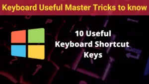 what are some cool keyboard shortcuts
