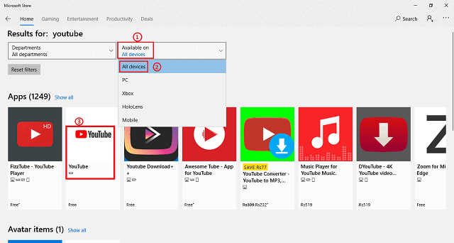 youtube app windows 10 free download