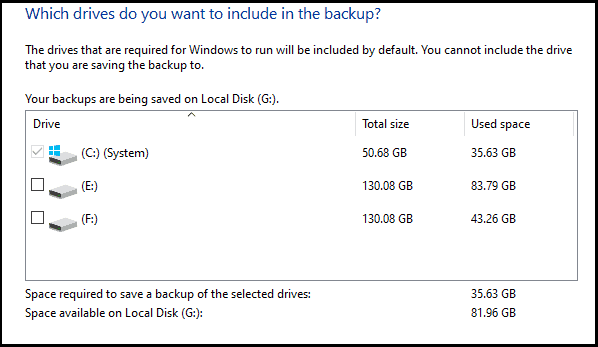 how to backup computer to external hard drive windows 10