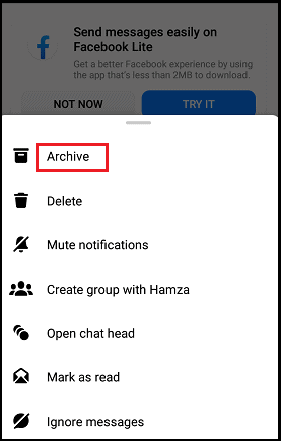 How To Retrieve Archived Messages On Facebook Messenger App?