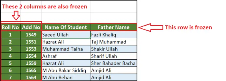 How To Freeze Multiple Panes In Excel 