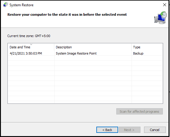 How To Restore Windows 10 To A Previous Date?