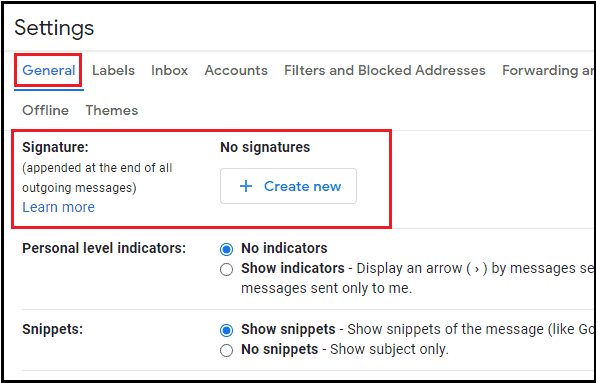 how to make a signature in gmail for just some emails