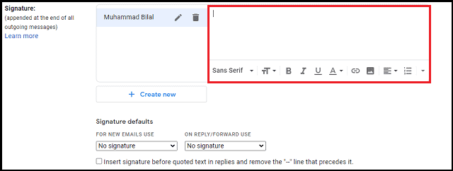 How to Insert Image in Email Signature in Gmail