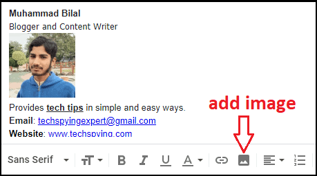 How To Insert Image In Email Signature In Gmail?