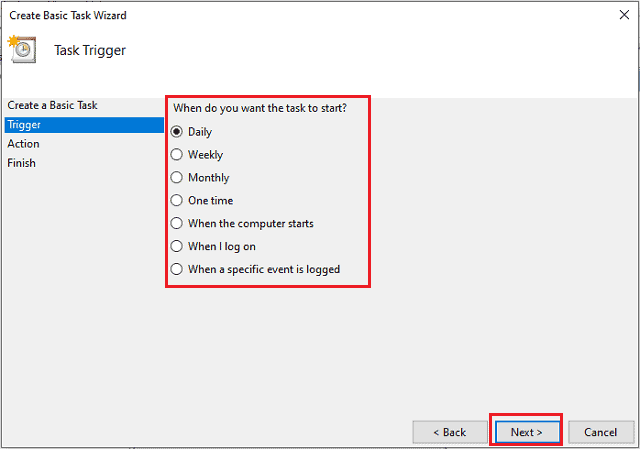 how to set up auto shutdown in windows 10