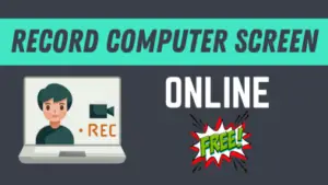 Free online screen recorder no download
