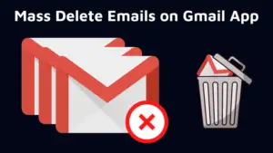how to delete Gmail emails in bulk on android