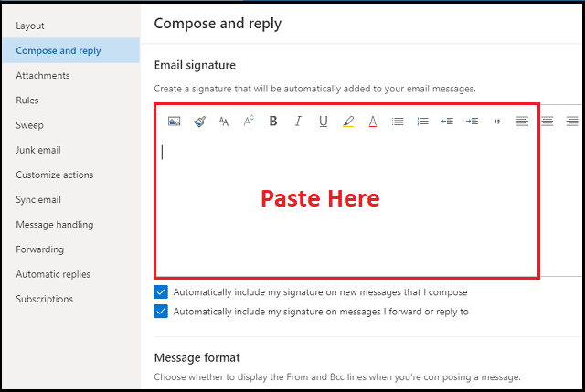 microsoft outlook 365 always adding email signature