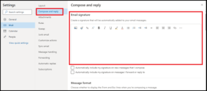 how to add a standard signature to all emails in outlook 365