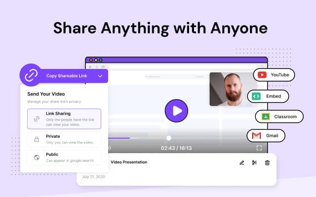 Wondershare free screen recorder extension