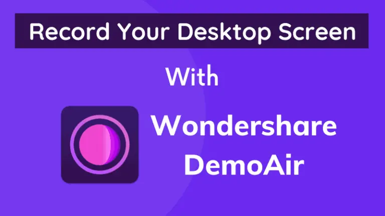record your desktop screen