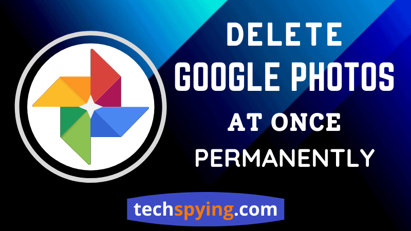 deleting all google photos