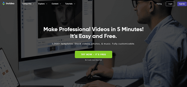 InVideo Video Editing Tool