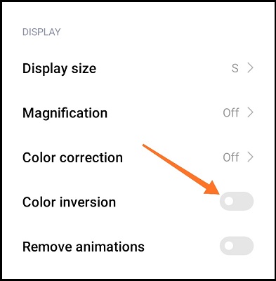 color inversion - how to change font color on android