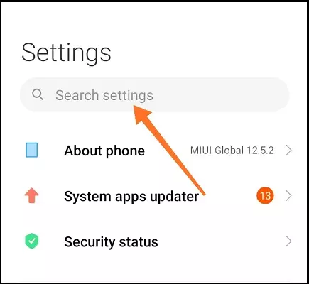 search option - how to change font color on android