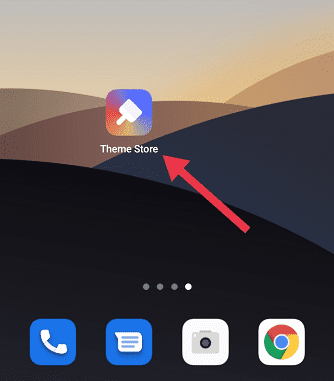 how to change message background on android