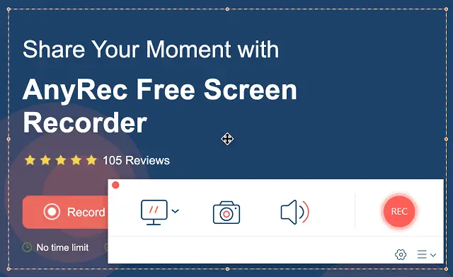 AnyRec free screen recorder