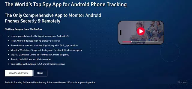 TheOneSpy spying app