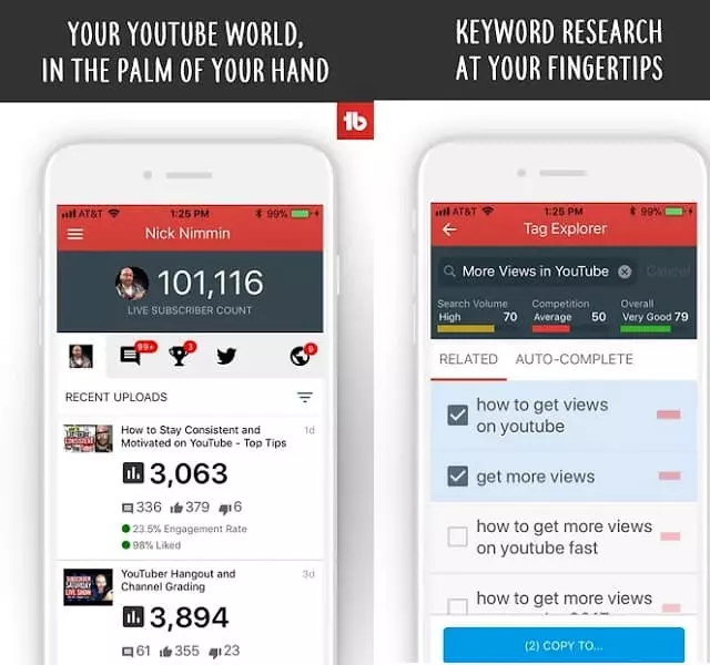 tubebuddy app - vidiq vs tubebuddy