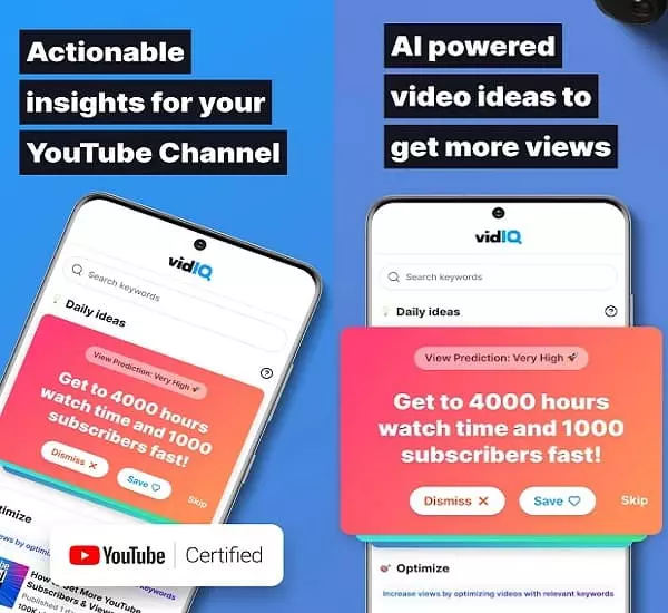vidiq app - vidiq vs tubebuddy