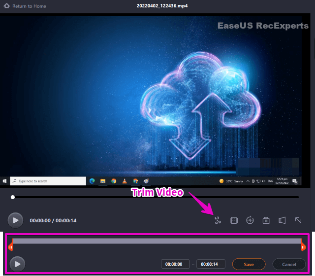 EaseUS Screen Recorder software