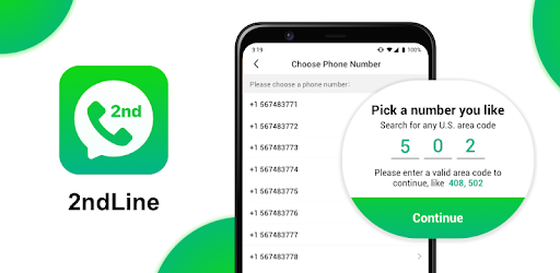 2nd Line - get a free USA number