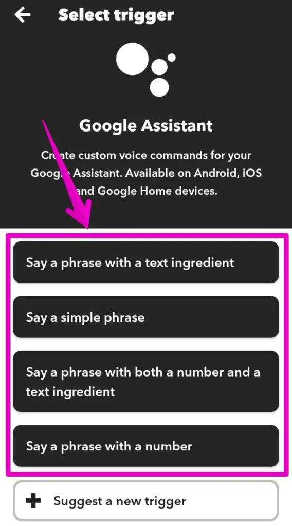 Create custom voice commands in Google Assistant